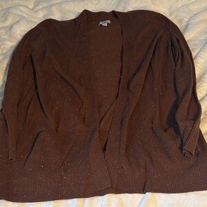 Croft & Barrow Chocolate Brown Cardigan